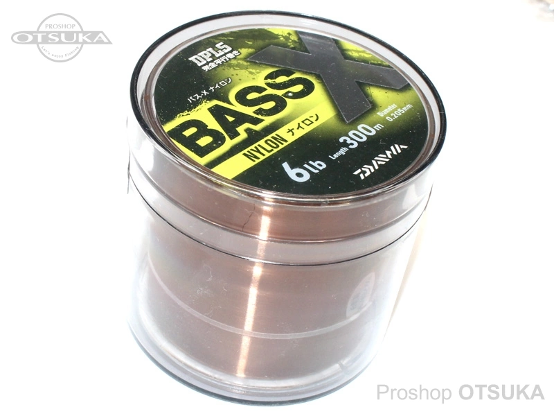 ダイワ バスエックス バスエックス ナイロン 6lb 300m #アッサムブラウン