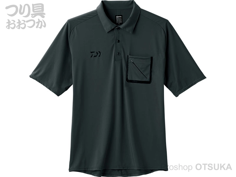 ダイワ ストレッチショートスリーブ ポケット付きポロシャツ DE-57008