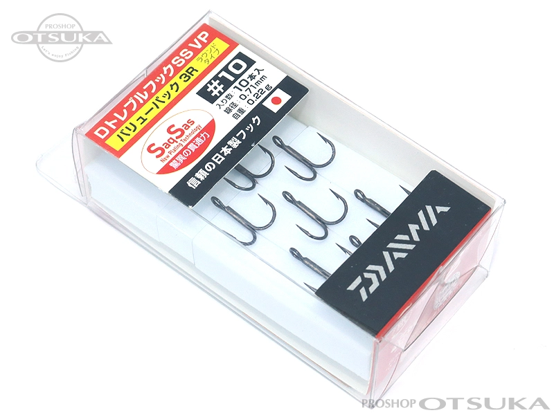 ダイワ Dトレブルフック