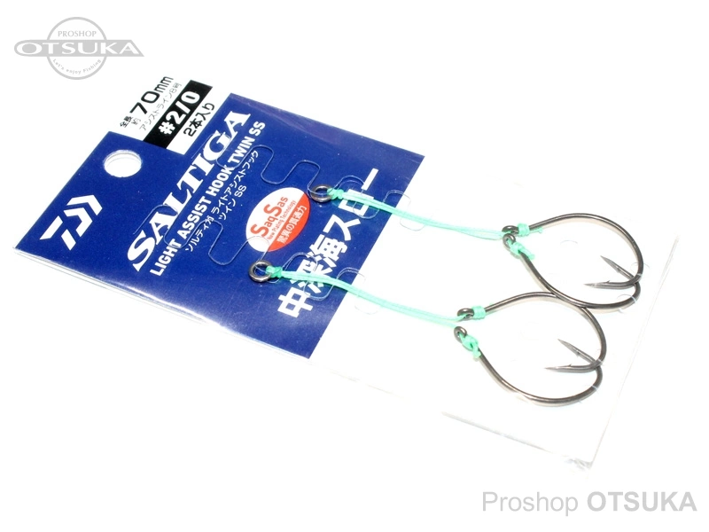 ダイワ ソルティガ ライトアシストフックSS 中深海スロー 70mm #2/0 