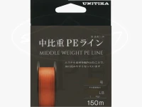 Unitika Medium Density PE Line Orange (with Purple Mark Every 25m) Size 0.2 Average Straight Strength 2.0lb