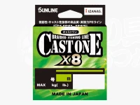 サンライン キャストワン X8 0.3号 MAX3.6kg(8lb) #ライトグリーン