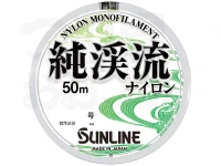 サンライン 純渓流 - ナイロン #クリア 0.2号 50m