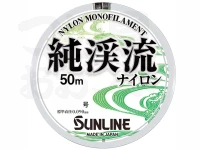 サンライン 純渓流 - ナイロン #クリア 1号 50m
