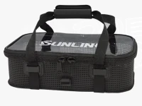 サンライン メッシュウォッシャブルボックス - SFB-115 #ブラック Lサイズ W340×D210×H90