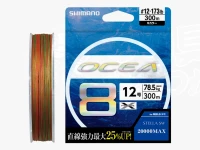 シマノ オシア 8 LD-A71S #10m×5色マーキング 12号 MAX78.5kg