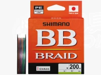 シマノ BBブレイド - LD-M64Y #マルチ(10m×5色) 0.8号 14.0lb 6.3kg