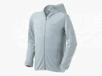 シマノ サンプロテクション ジップアップパーカー - WJ-081Z #ライトグレー Lサイズ