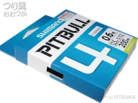 シマノ ピットブル - 4 #ライムグリーン 0.6号 (12.5lb)