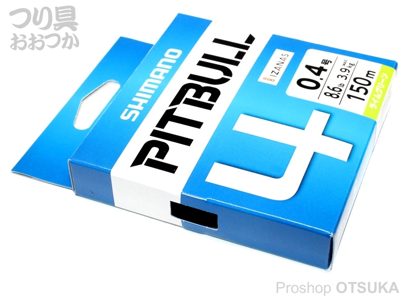 シマノ ピットブル4 PL-M54R 0.4号 8.6lb 150m #ライムグリーン
