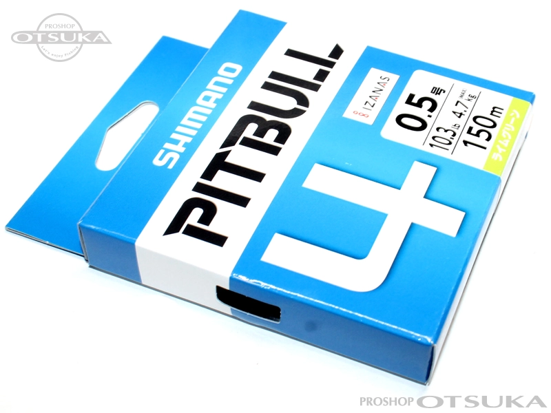 シマノ ピットブル4 PL-M54R 0.5号 10.3lb  #ライムグリーン