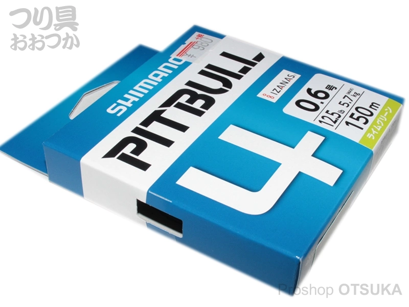 シマノ ピットブル ピットブル4 0.6号 (12.5lb) #ライムグリーン