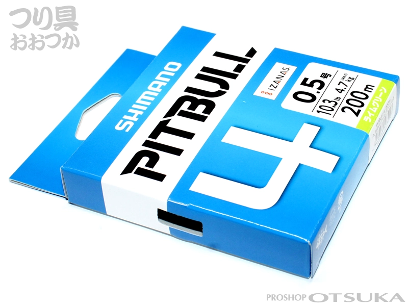 シマノ ピットブル 4 0.4号 (8.6lb) #ライムグリーンの通販・在庫