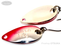 シマノ カーディフエリアスプーン -  ロールスイマー 1.8g #78T レッドシルバー 1.8g プレミアムメッキ