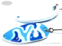 シマノ カーディフエリアスプーン -  アルミロール2.8g #26T ブルーホワイトカモ 2.8g