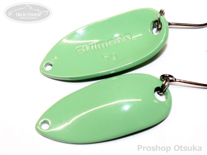 シマノ カーディフエリアスプーン カーディフスプーン ロールスイマー 5.0g 5.0g #11S マイルドグリーン