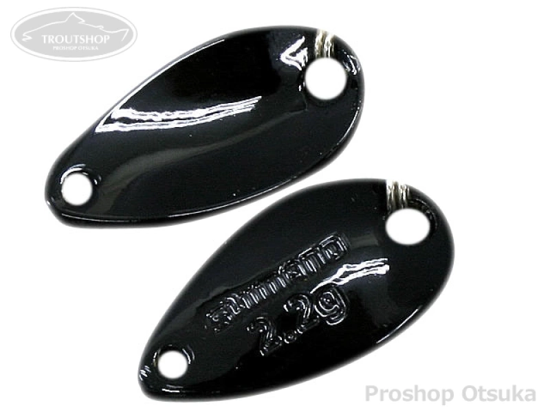 シマノ カーディフエリアスプーン カーディフエリアスプーン ロールスイマー 2.2g 2.2g #12S ブラック
