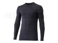 シマノ アクティブドライアンダーシャツ - IN-030W #ブラック XL