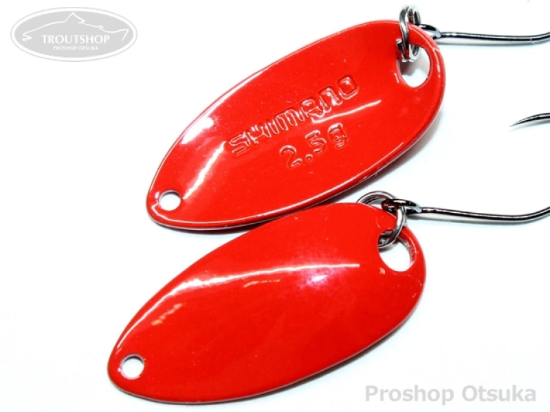 シマノ カーディフエリアスプーン カーディフエリアスプーン ロールスイマー 2.5g 2.5g #06S レッド