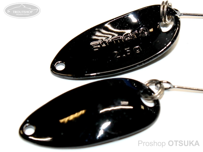 シマノ カーディフエリアスプーン カーディフエリアスプーン ロールスイマー 2.5g 2.5g #12S ブラック