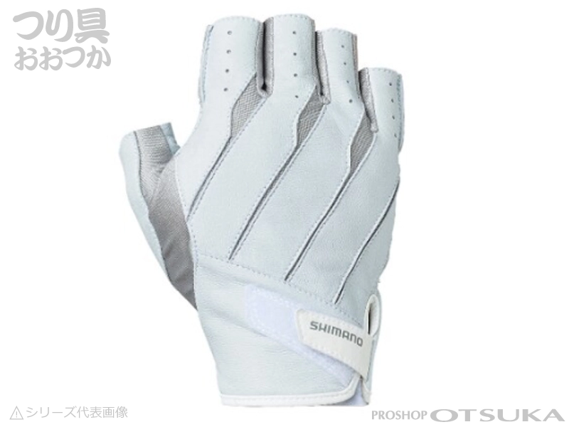 シマノ へらグローブ5本指出し GL-016V XLサイズ グレー