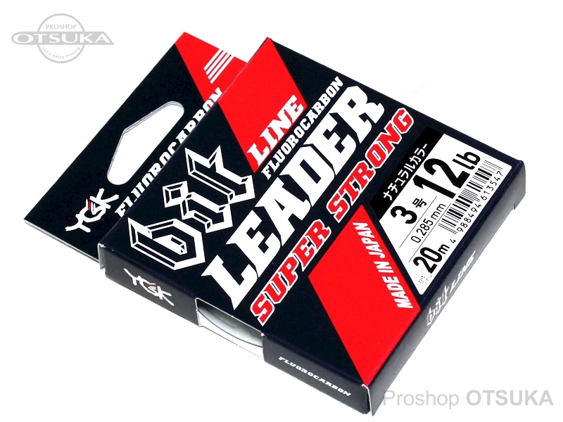 YGK よつあみ ビットリーダー スーパーストロング 20m巻き 3号12lb 糸径0.285mm ナチュラルカラー