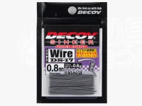 カツイチ デコイシンカータイプワイヤー - DS-17 10cmあたり約0.6g 0.8mm