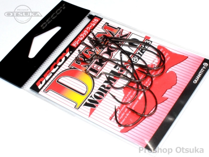 デコイ ワームフック ドリームフック ワーム15 #1/0 