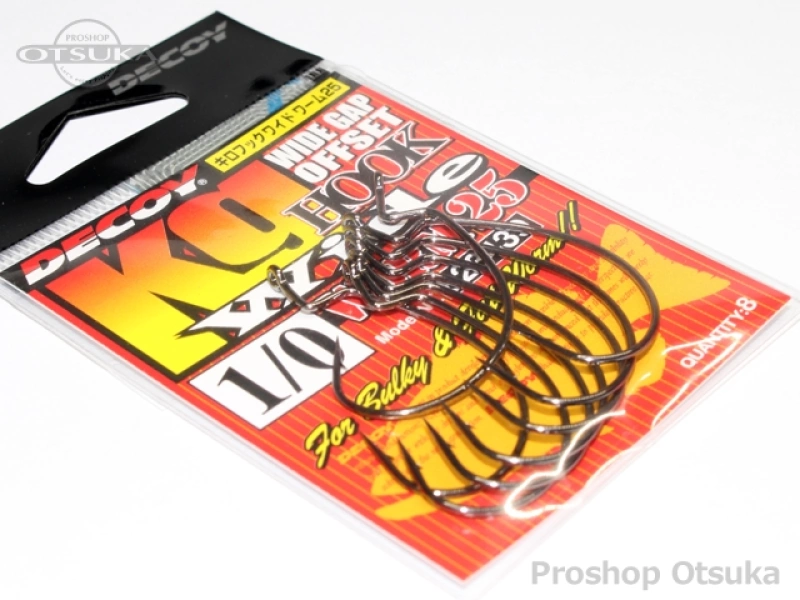 デコイ ワームフック キロフックワイド ワーム25 #1/0 -