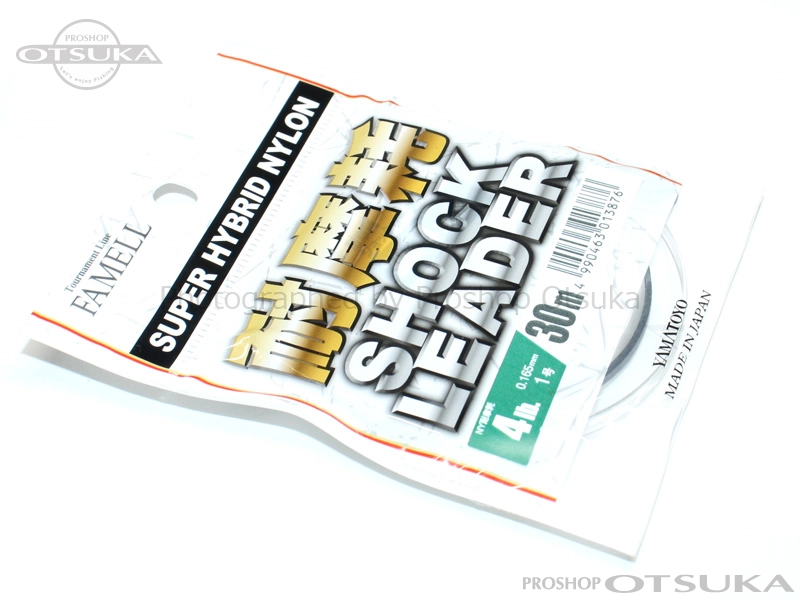 山豊テグス ナイロンショックリーダー 耐摩耗ショックリーダー 4lb 1号 0.165mm # クリアー