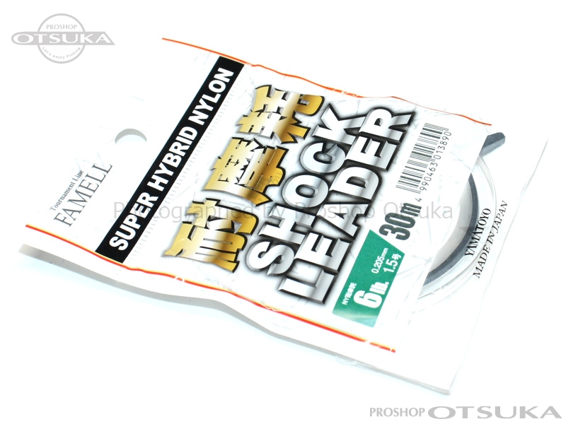 山豊テグス ナイロンショックリーダー 耐摩耗ショックリーダー 6lb 1.5号 0.205mm # クリアー