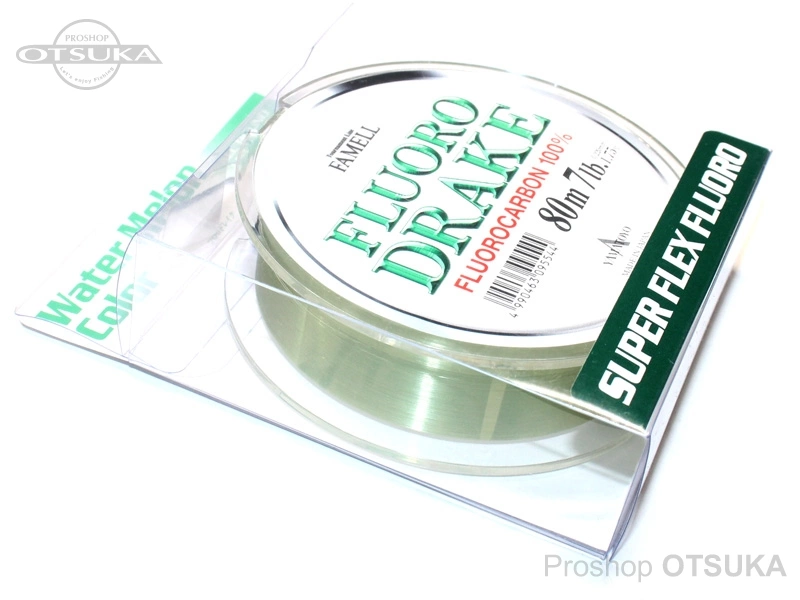 山豊テグス フロロドレイク 7lb ウォーターメロンカラー プロショップオオツカ