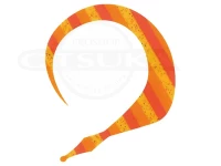 Hayabusa Free Slide Custom Silicone Neck Tie - SE191 Size 5 Triple Orange Zebra Bulkie Carie Impact