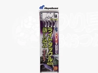 ハヤブサ 船極ライトタックル落し込み - SS441 #ツイストスキンケイムラレインボー 8号 ハリス 12号 幹糸 12号 全長 1.8m
