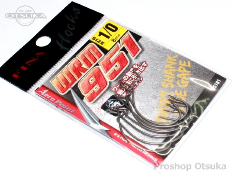 ハヤブサ バス ワームフック ワイドゲイプ 951 1/0 