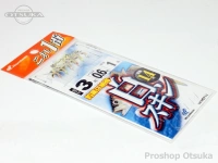 ハヤブサ これ一番シリーズ 白スキンサビキ - HS711 #白スキン 鈎3号 ハリス 0.6号 幹糸1.0号