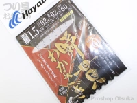 ハヤブサ 瞬貫わかさぎ -  秋田キツネ型 6本鈎  秋田狐1.5号ハリス0.2号幹糸0.2号