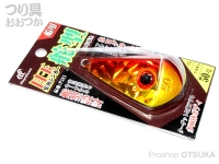 ハヤブサ 目玉集魚シンカー -  舵型 #3 アカキン 50号