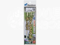 ハヤブサ 船極ライトタックル落し込み - SS428 #ケイムラ&ホロフラッシュ 8号 ハリス 10号 幹糸 10号 全長 1.8m