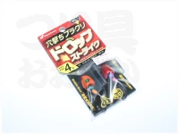 ハヤブサ 穴撃ちブラクリ ドロップストライク - HE112 #カニオレンジ/エビピンク 4号