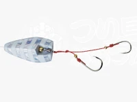 ハヤブサ 貫撃遊動テンヤ - SE105 #7 ケイムラゼブラグロー 20号