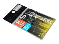 ハヤブサ スーパーライトアシストフック - FS475 #ホロフラッシュ サイズ M ライト