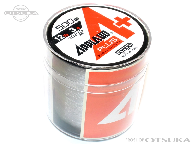 サンヨーナイロン アプロード アプロード エープラス 12lb 3号 500m #クリア