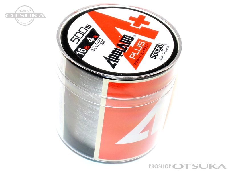 サンヨーナイロン アプロード エープラス 16lb 4号 500m #クリア の
