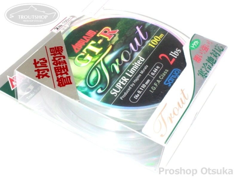 サンヨーナイロン GT-R GT-R トラウトスーパーリミテッド 2lb 100m #クリアー