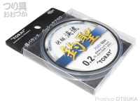 東レフィッシング 将鱗 - 渓流 釣聖 # ナチュラル 0.2号 0.074mm　フロロカーボン100%