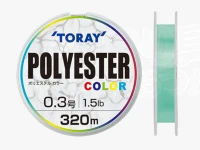 東レフィッシング ポリエステルカラー -  #ライトブルー 0.3号 1.5lb 320m