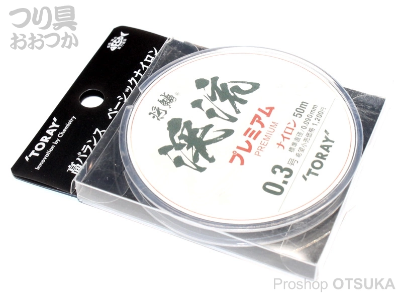 東レフィッシング 将鱗 渓流 プレミアム 0.3号 0.090mm　ナイロン100% # ナチュラル