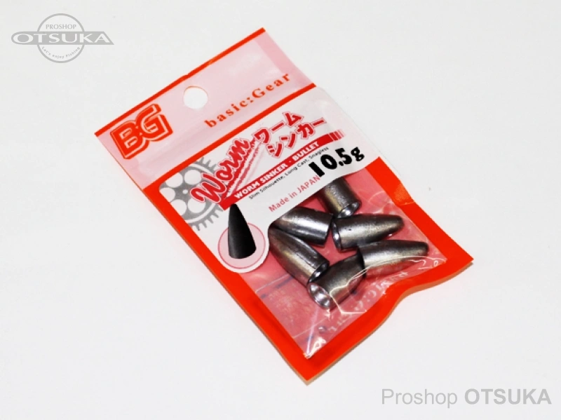 ベーシックギア ワームシンカー - 10.5g -.