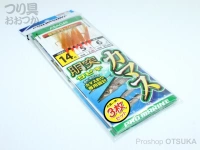 浜田商会 カマス胴突サビキ - ASA049  針14号ハリス5号幹糸6号　